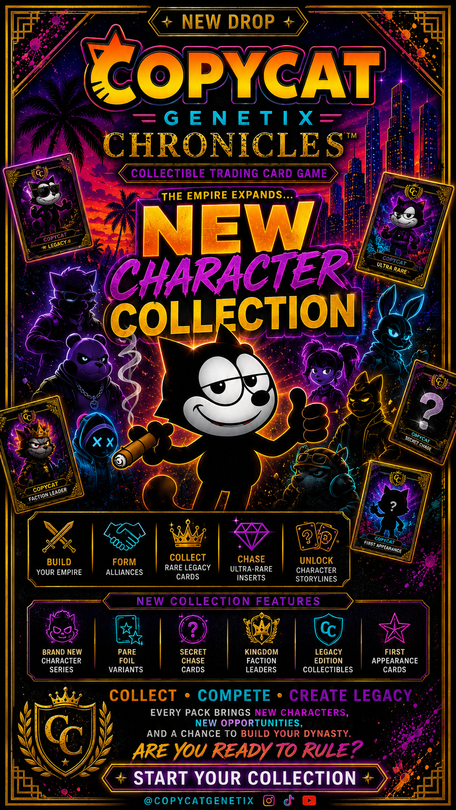 Copycat Chronicles™ Trading Card Game