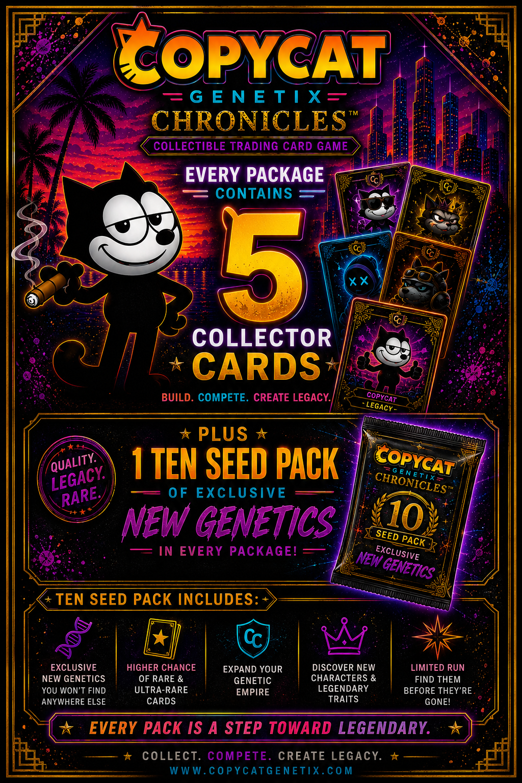 Copycat Chronicles™ Trading Card Game
